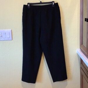 Allison Daley Black Dress Straight Leg Pants 10p z12